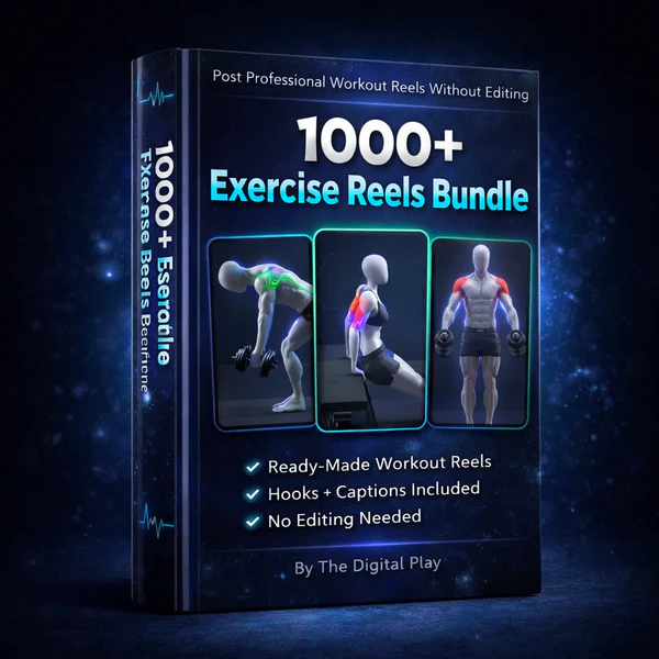 1000+ Exercise Reels Bundle